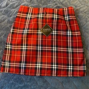 Plaid Mini-Skirt